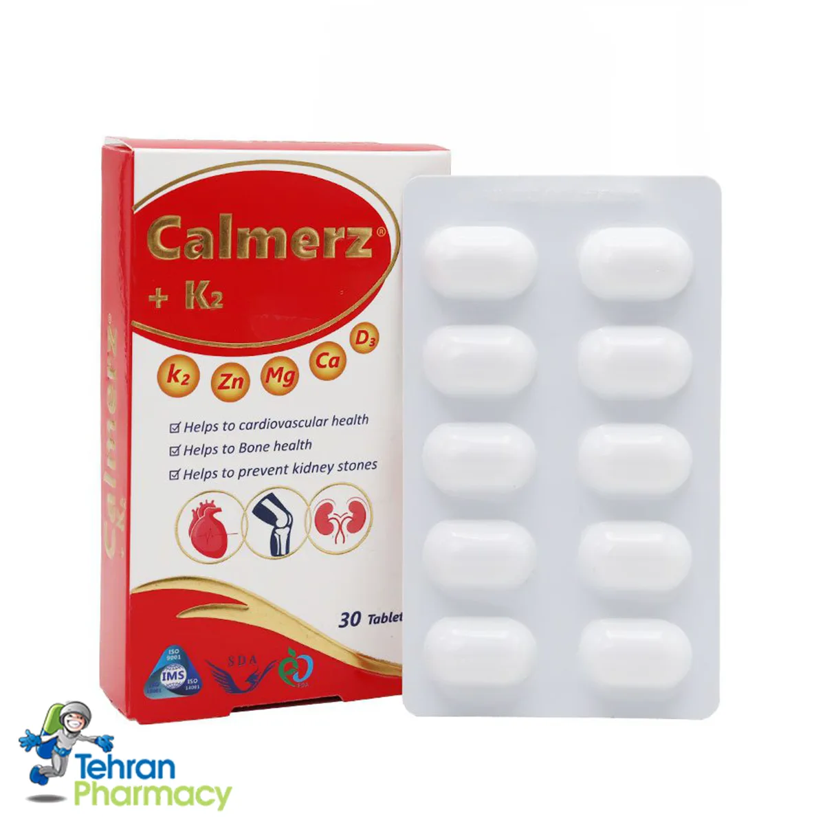 قرص کالمرز پلاس K2 سیمرغ دارو عطار